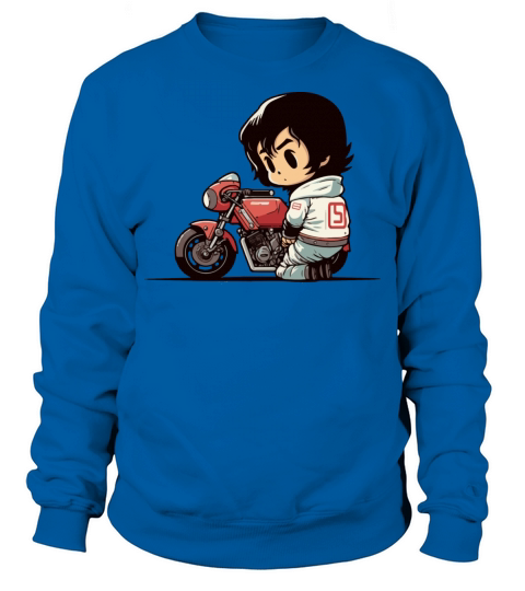 Motorcycle Boy Sweatshirt Unisex