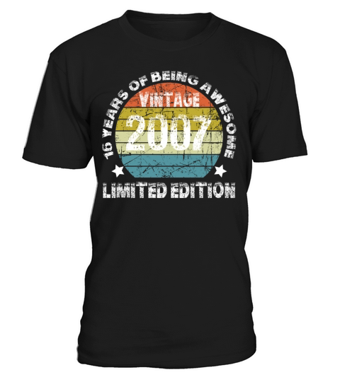 Vintage 2007 Limited Edition 16 Years Of Being Awe T-Shirt Unisex