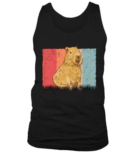 Capybara Retro Vintage Tank Top Unisex