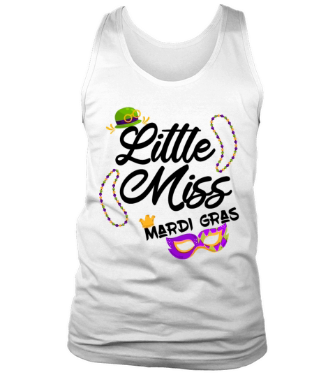 funny little miss mardi gras Tank Top Unisex