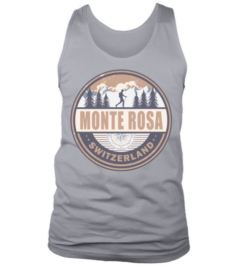 Monte Rosa Switzerland Swiss Alps Vintage Hiking Tank Top Unisex