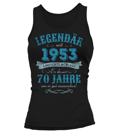 70th Birthday Vintage 1953 Tank top Woman