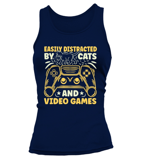Cats and Video Games Tank top Woman