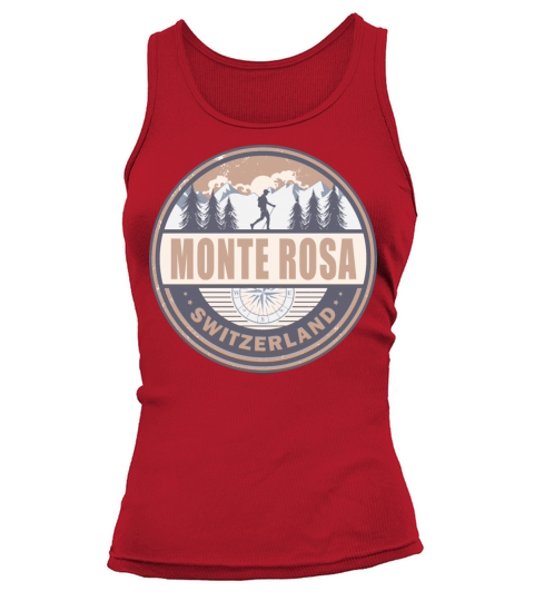 Monte Rosa Switzerland Swiss Alps Vintage Hiking Tank top Woman