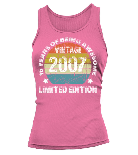 Vintage 2007 Limited Edition 16 Years Of Being Awe Tank top Woman
