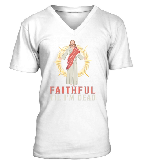 Christian Christianity Faithful V-Neck T-shirt