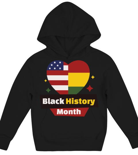 Black History Month Kids Hoodie