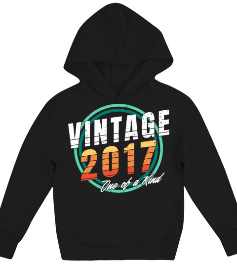 Vintage 2017 Shirt for Men Women 6 Year Old 6th Kids Hoodie
