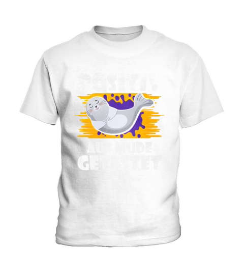 Tested Positive For Tired Seal Kids T-Shirt