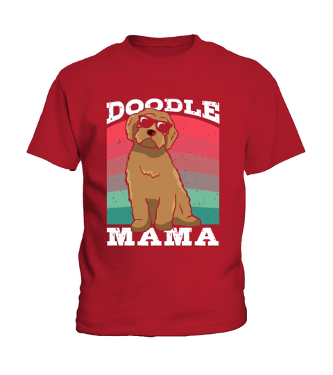 Womens Doodle Mama Labradoodle Goldendoodle Kids T-Shirt