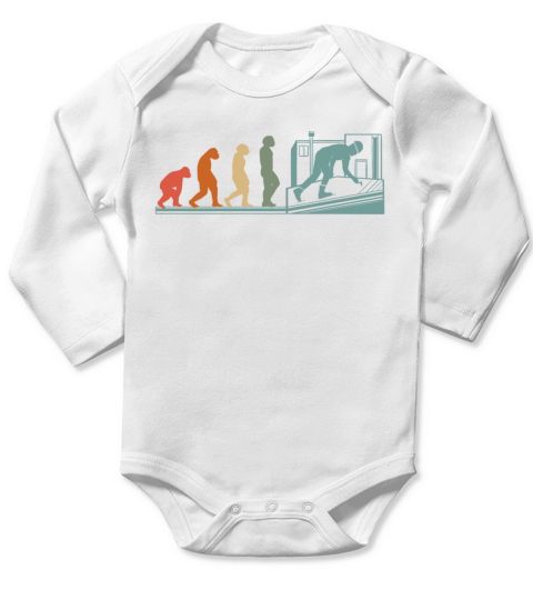 Roofers Roofing funny Evolution Vintage Roofer Long Sleeve Baby One-Piece