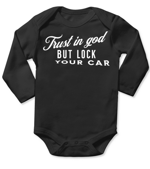 Trust or not Long Sleeve Baby One-Piece