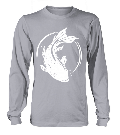Koi Carp - Cute Vintage Carp Fish Long sleeved Unisex