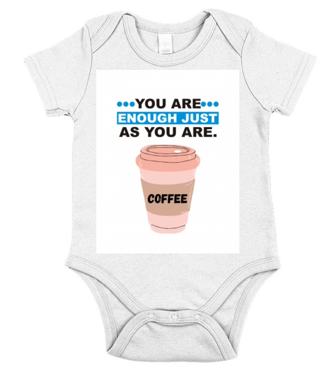 Black White Blue Modern Quotes T shirts Short Sleeve Baby One-Piece