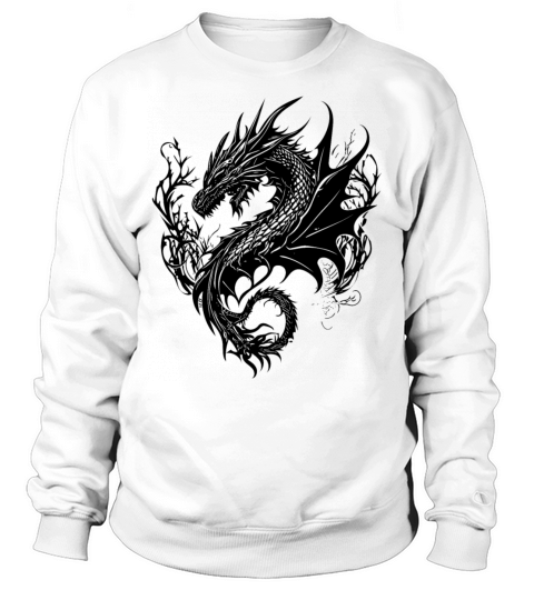 Fierce Vintager Dragon In Scale Dress Sweatshirt Unisex