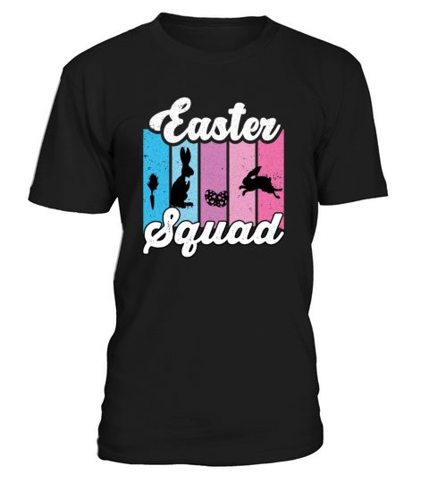 Easter Squad Retro Vintage Bunny T-Shirt Unisex