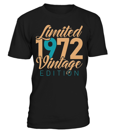 Vintage 1972 51th Birthday Fiftieth Gift T-Shirt Unisex