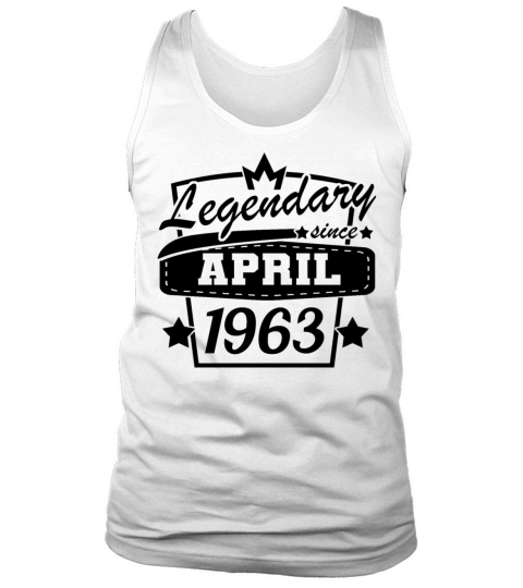legendary since april 1963 birthday retro Tank Top Unisex