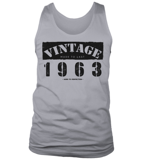 Vintage Classic 1963 60th Birthday - 60 Years Old Tank Top Unisex