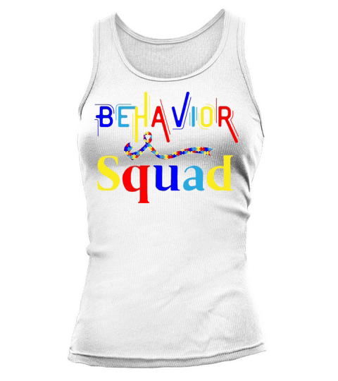 Behavior Squad Autism therapist Aba Specialist Tank top Woman