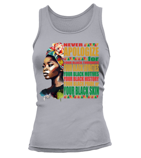 Black History and Juneteenth Proud Black Roots Tank top Woman