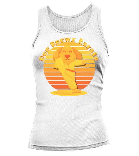 Dog Knows Karate Tank top Woman