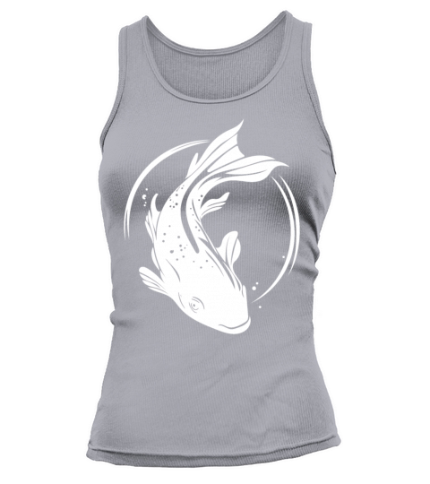 Koi Carp - Cute Vintage Carp Fish Tank top Woman