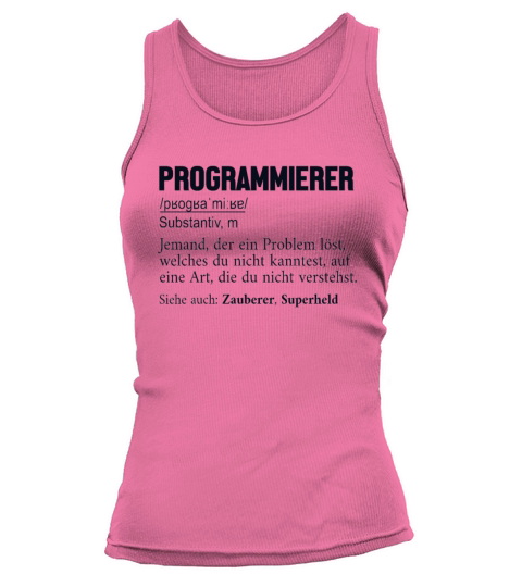 Programmierer Definition Full Stack Coder Tank top Woman