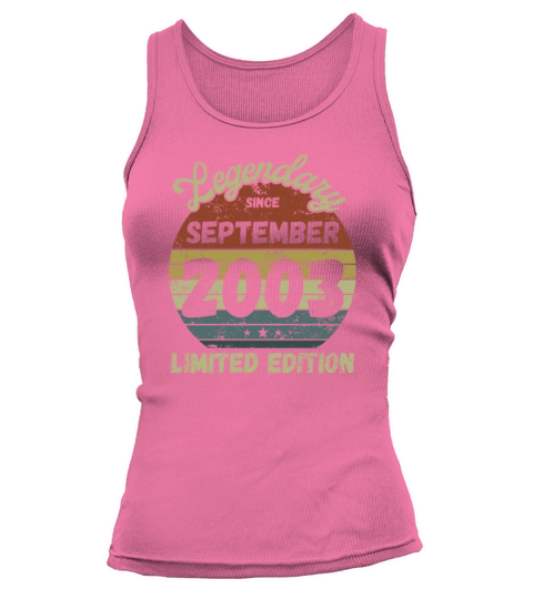 September 2003 - Vintage Birthday Present Tank top Woman