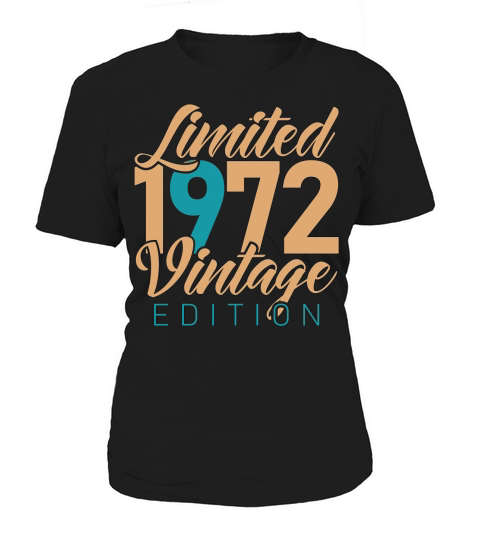 Vintage 1972 51th Birthday Fiftieth Gift Women's T-Shirt