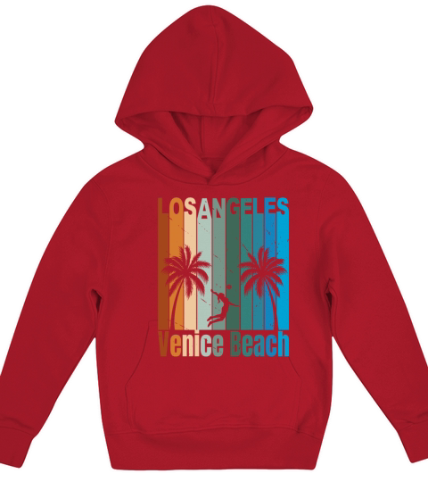 Venice Beach Vintage Women Kids Hoodie