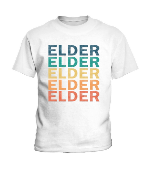 Elder Name T Shirt - Elder Vintage Retro Name Gift Kids T-Shirt