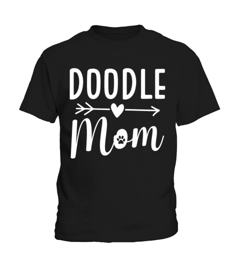 Womens Doodle Mama Labradoodle Goldendoodle Kids T-Shirt