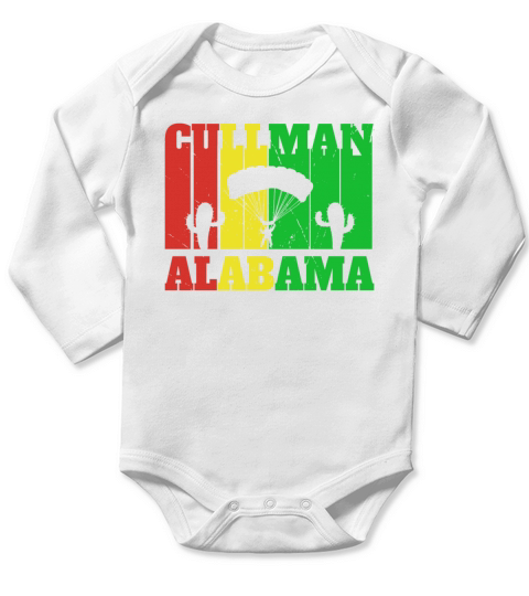 Cullman Alabama City Long Sleeve Baby One-Piece