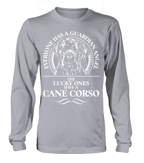Proud Cane Corso Guardian Angel dog quote Long sleeved Unisex