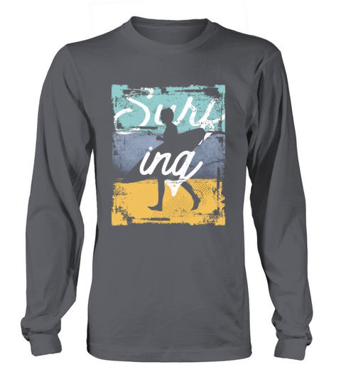 Vintage Surfing Extreme Sport Long sleeved Unisex