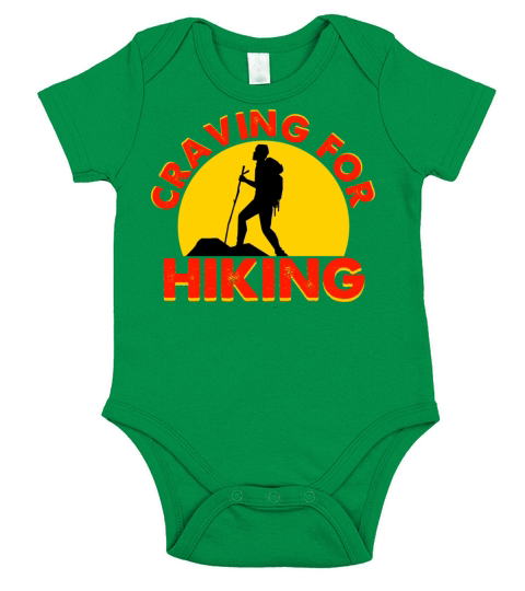 Craving For Hiking Short Sleeve Baby One-Piece