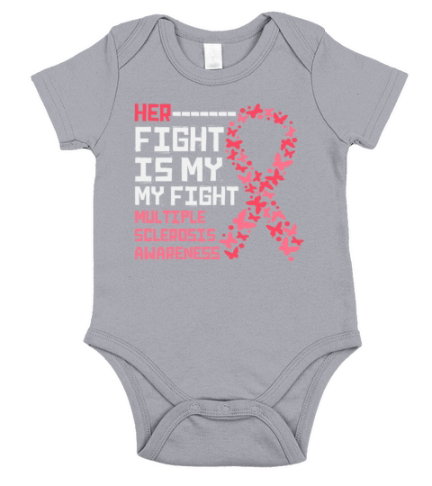 Her Fight is My Fight Short Sleeve Baby One-Piece