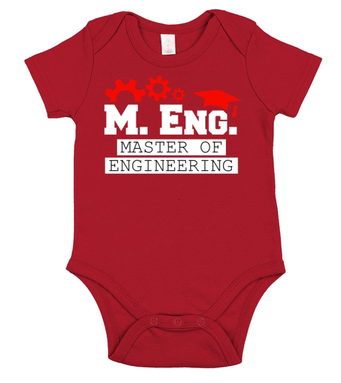 I am Master of Engineering Masters Degree Short Sleeve Baby One-Piece