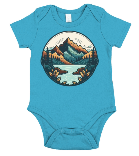 Outdoors Adventure Short Sleeve Baby One-Piece