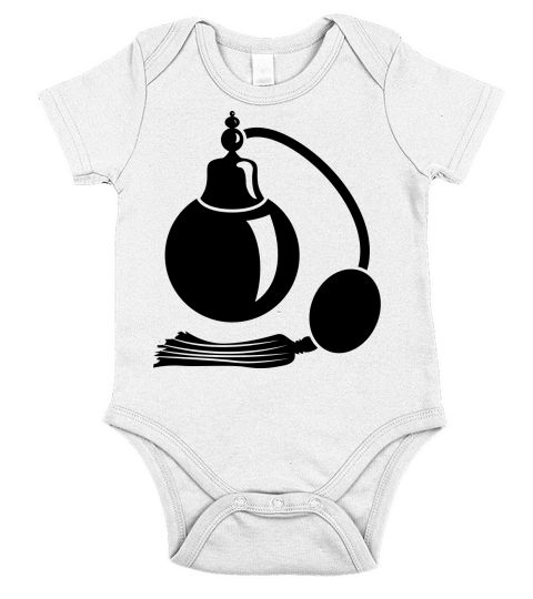 vintage perfume bottle Short Sleeve Baby One-Piece