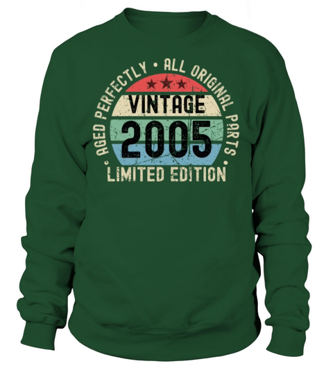 18th Birthday Vintage 2005 Sweatshirt Unisex