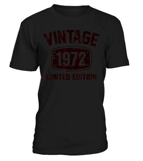 51 Years Old Vintage 1972 Limited Edition T-Shirt Unisex