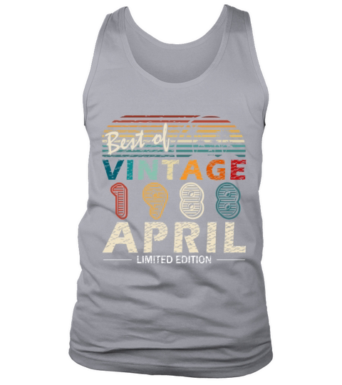 Born April 1988 Tank Top Unisex