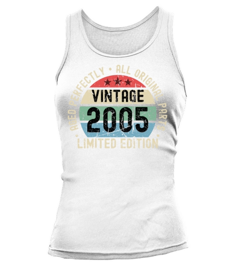 18th Birthday Vintage 2005 Tank top Woman