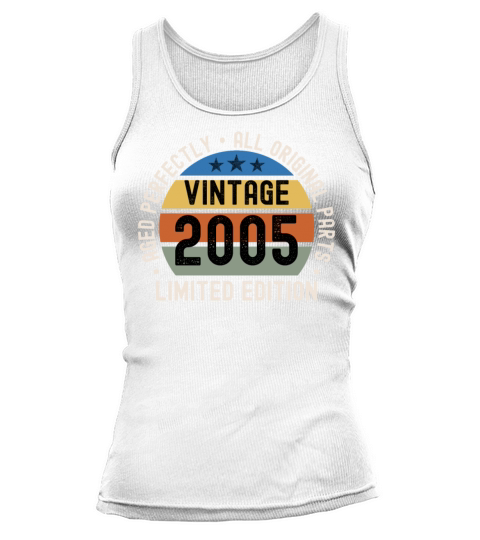 18th Birthday Vintage 2005 Tank top Woman