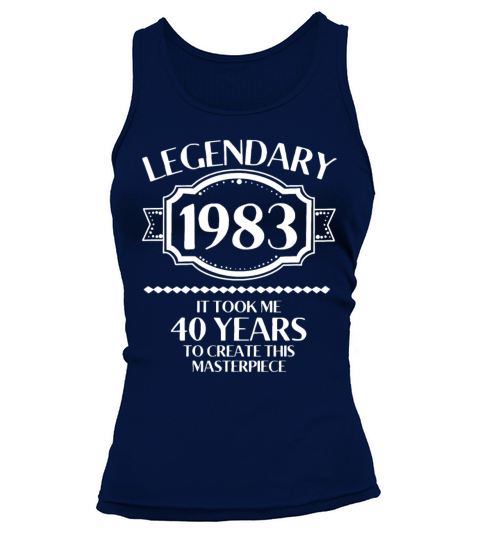 40th Birthday Vintage 1983 Tank top Woman