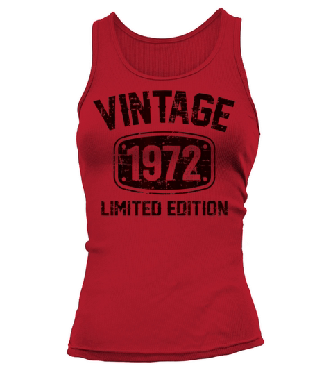 51 Years Old Vintage 1972 Limited Edition Tank top Woman