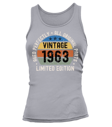 60th Birthday Vintage 1963 Tank top Woman