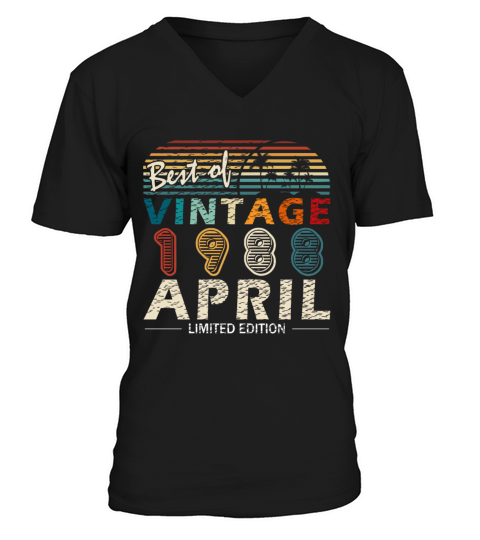 Born April 1988 V-Neck T-shirt